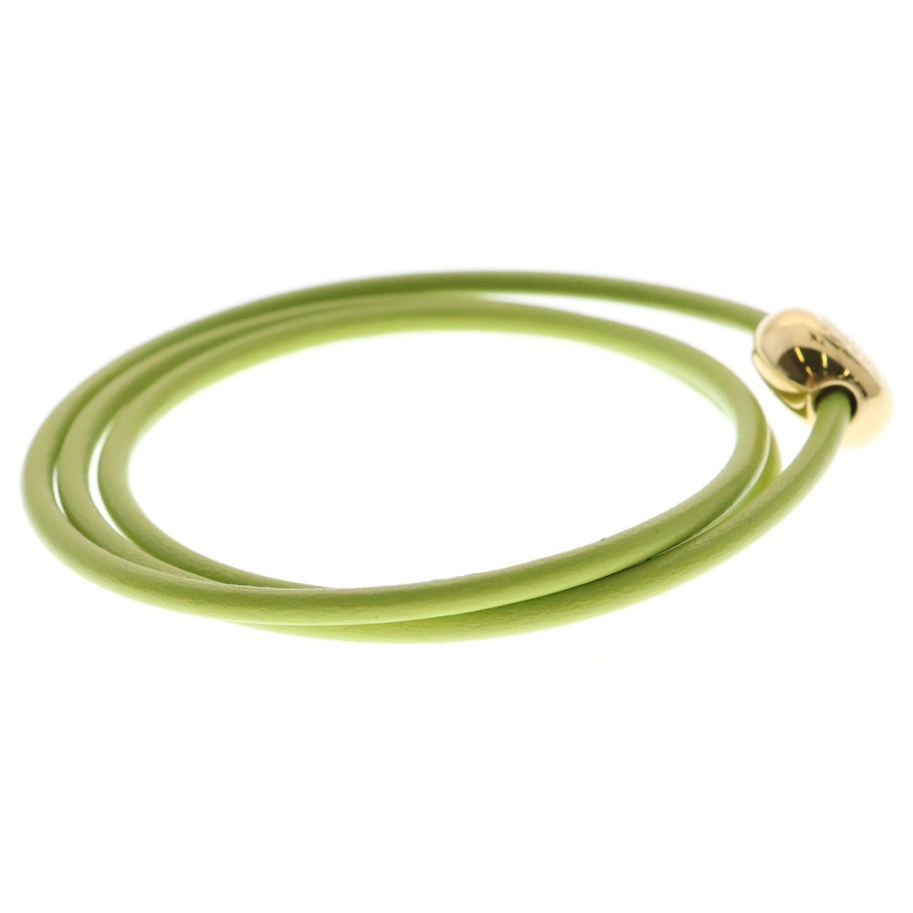 LOEWE(ロエベ) ペブル ブレスレット グリーン レザー アクセサリー