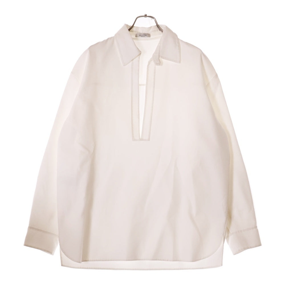 VALENTINO(ヴァレンチノ) 長袖スキッパーシャツ ホワイト VV3ABG6075Y