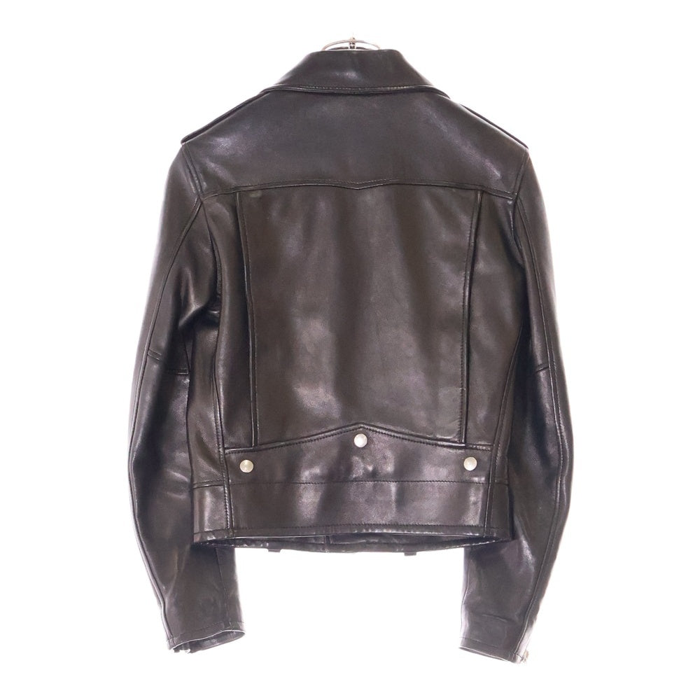 SAINT LAURENT PARIS(サンローランパリ) クラシック モーターサイクル ダブルレザーライダースジャケット レディース 397287 ブラック