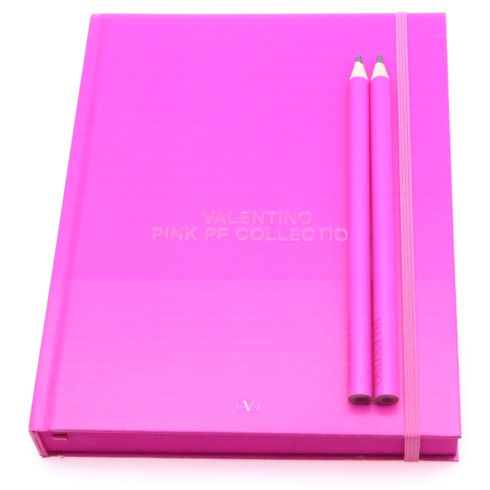VALENTINO(ヴァレンティノ) Pink PP Collection PANTONE コレクション パントン 文房具 鉛筆 ノート ステッカー ステーショナリーセット ピンク