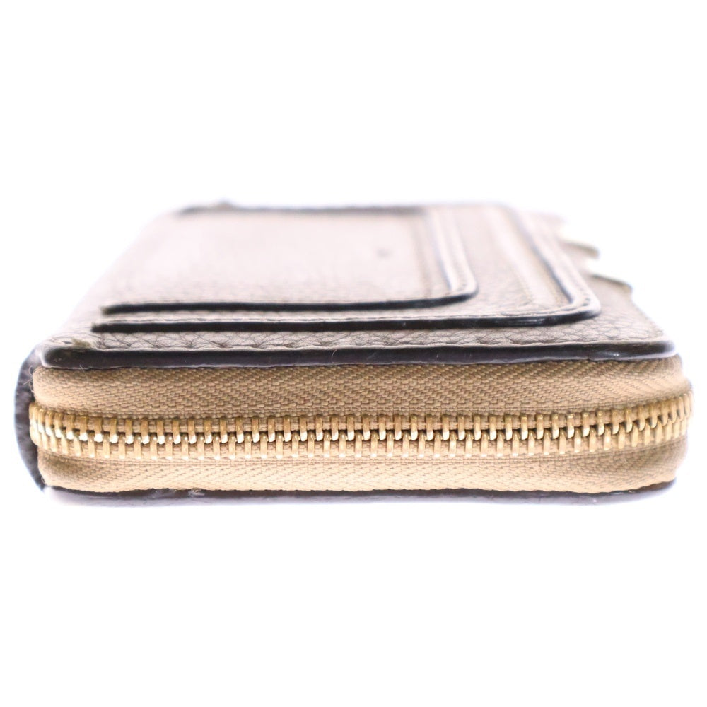 Chloe(クロエ) マーシー レザー ラウンドファスナー ロングウォレット 長財布 ブラウン レディース 3P0571-161