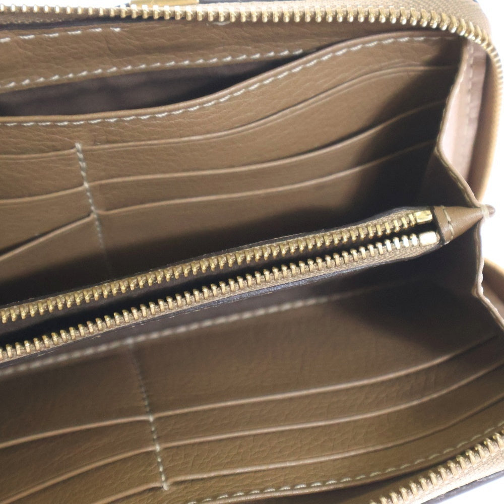 Chloe(クロエ) マーシー レザー ラウンドファスナー ロングウォレット 長財布 ブラウン レディース 3P0571-161