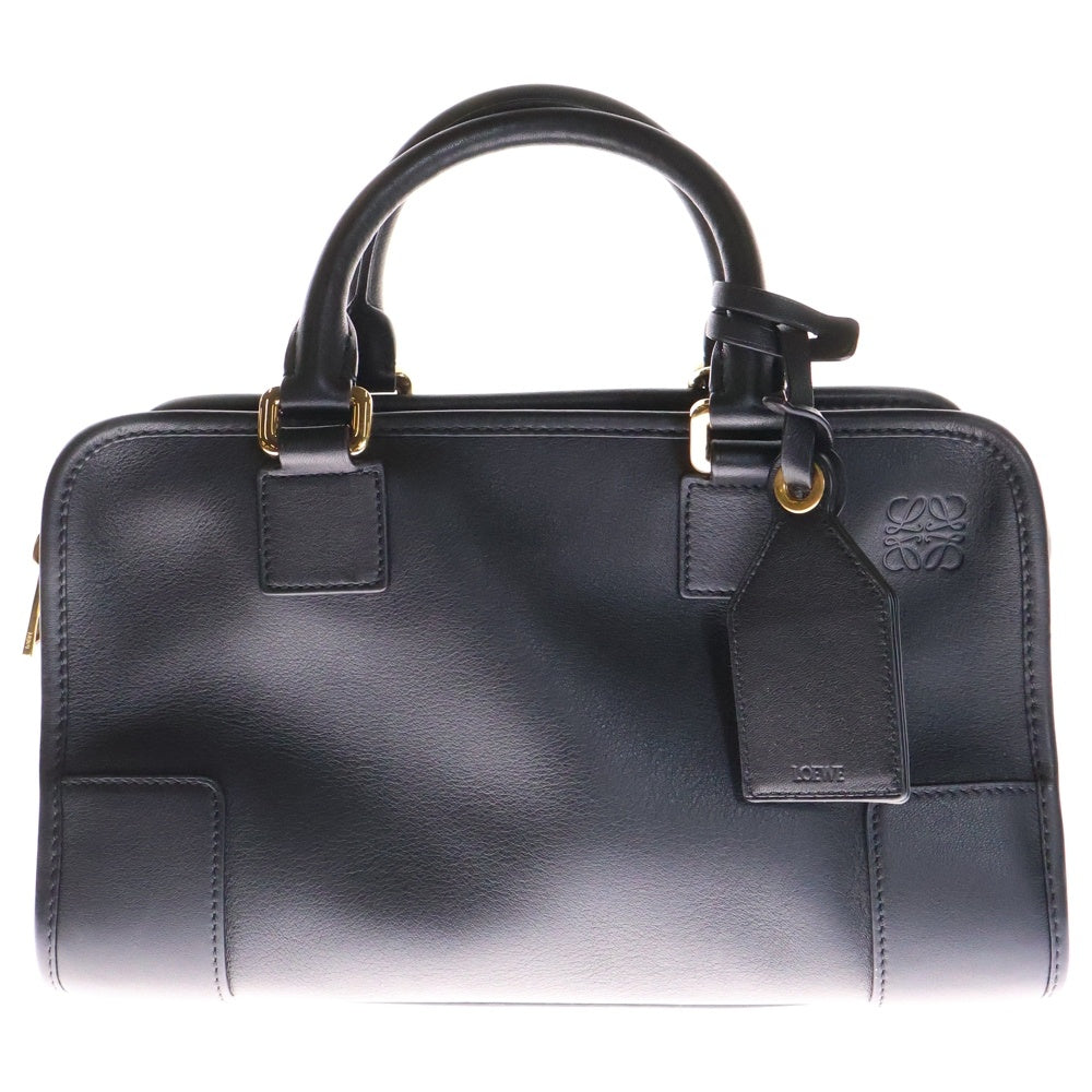 LOEWE(ロエベ) アマソナ28 2way ハンドバッグ ショルダーバッグ ブラック ゴールド金具 レザー