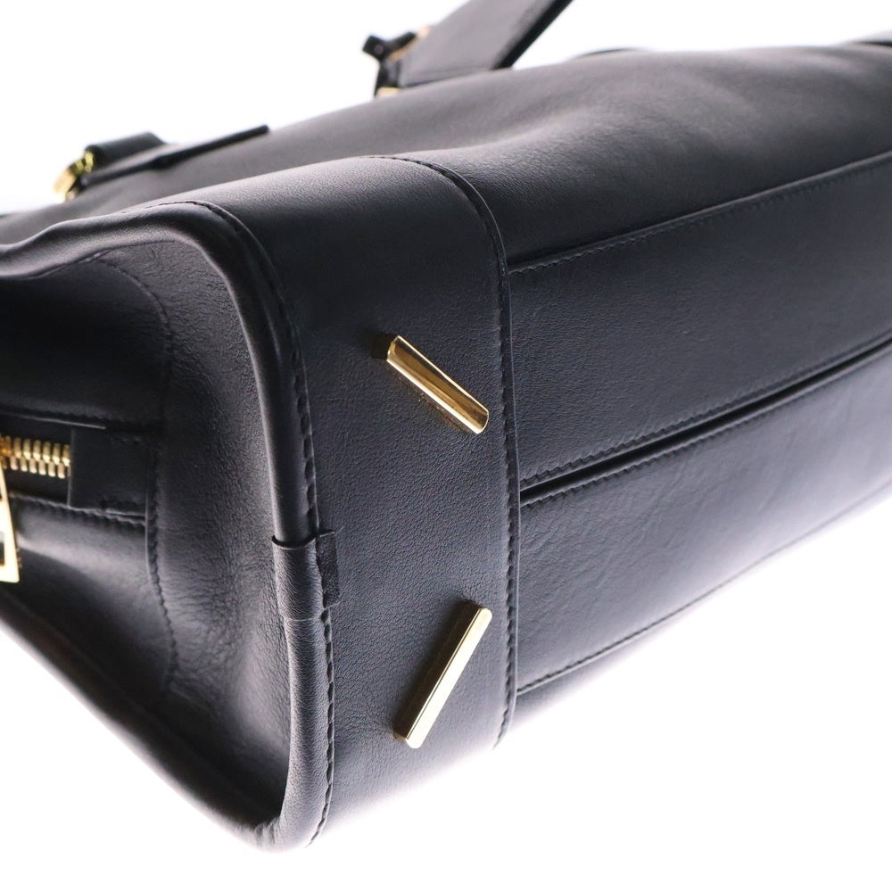 LOEWE(ロエベ) アマソナ28 2way ハンドバッグ ショルダーバッグ ブラック ゴールド金具 レザー