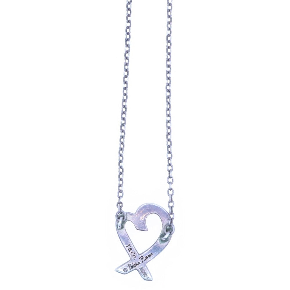 TIFFANY&Co(ティファニー) ラビングハート ネックレス Ag925 シルバー ネックレス