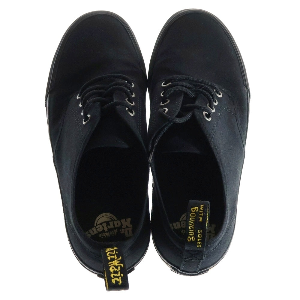 Dr.Martens(ドクターマーチン) ライン入り キャンパス ローカットスニーカー ブラック PB07U 6/25cm
