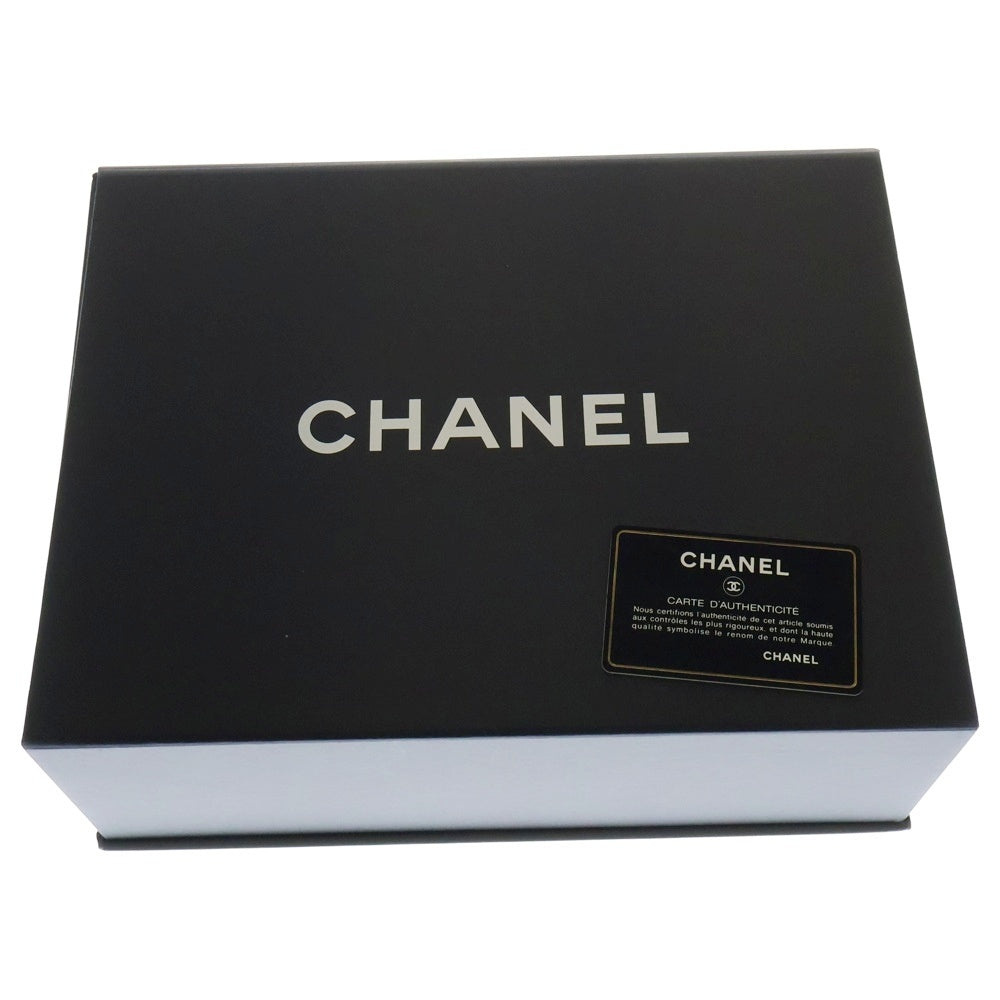 CHANEL(シャネル) ミニマトラッセ20 チェーンショルダーバッグ ネイビー ラムスキン シルバー金具