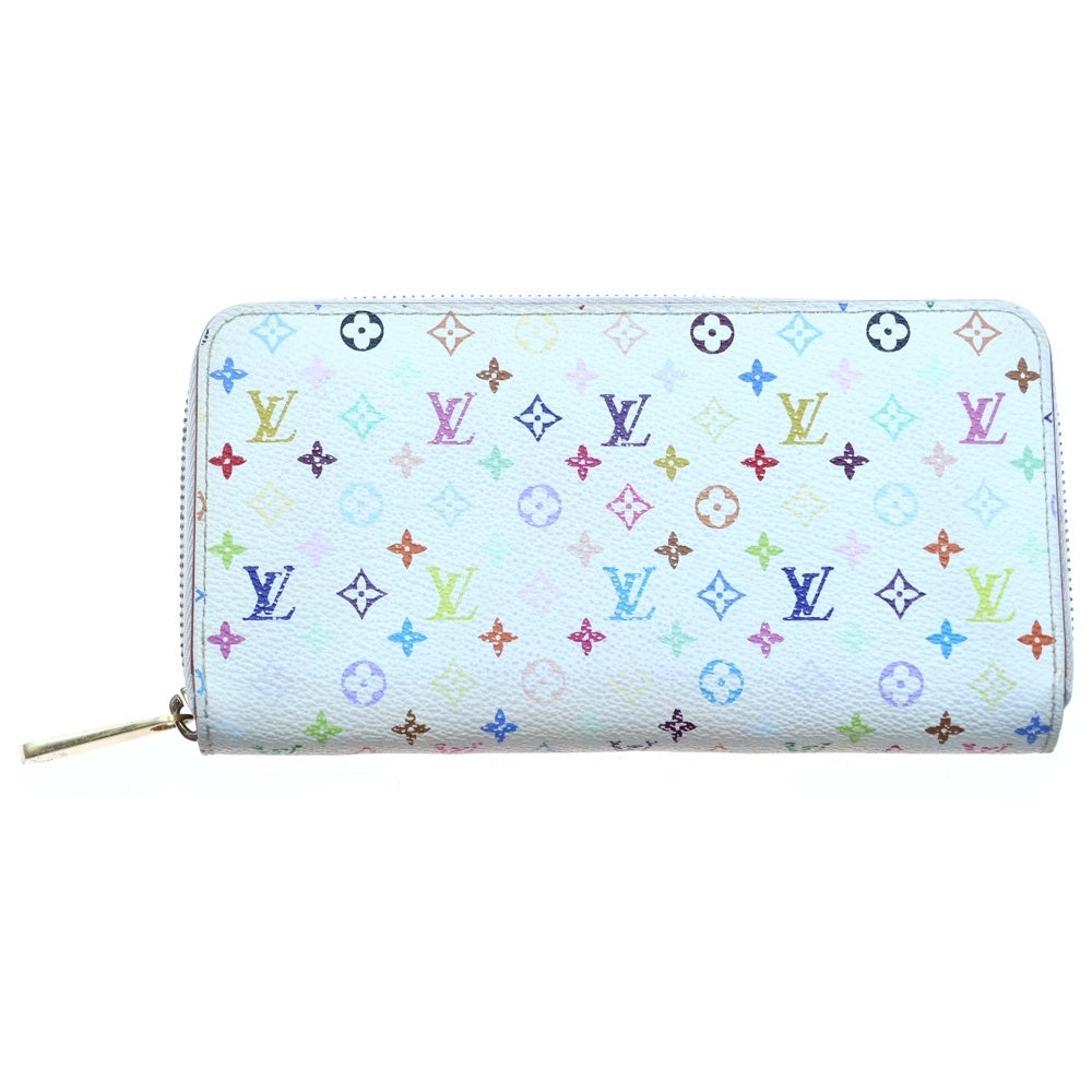 LOUIS VUITTON(ルイヴィトン) モノグラムマルチカラー ジッピーウォレット ブロン ロングウォレット 長財布 ホワイト ゴールド金具 PVC M60274