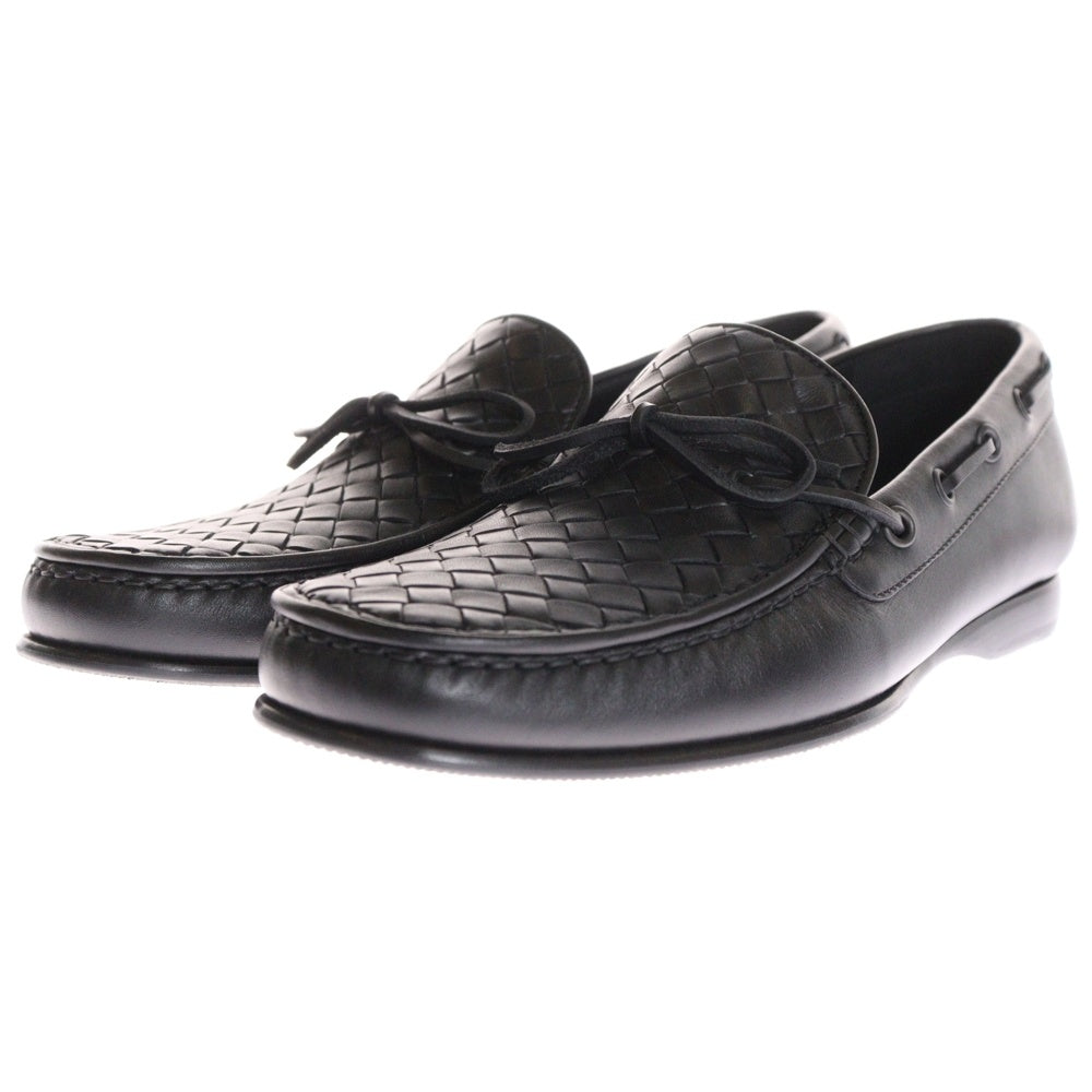 BOTTEGA VENETA(ボッテガヴェネタ) イントレチャート モカシン ローファー ブラック #39