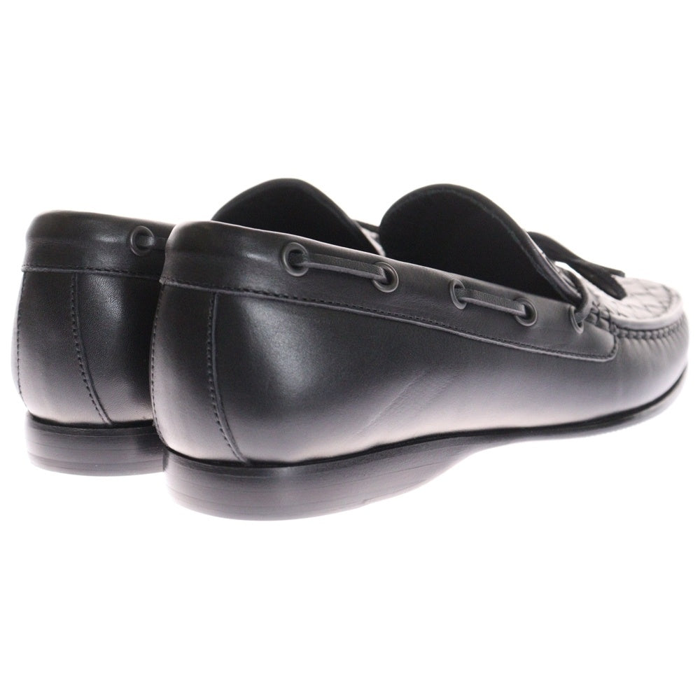 BOTTEGA VENETA(ボッテガヴェネタ) イントレチャート モカシン ローファー ブラック #39