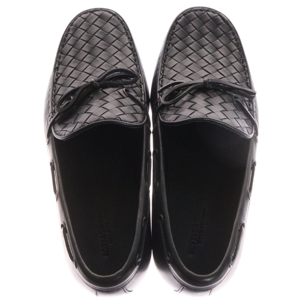 BOTTEGA VENETA(ボッテガヴェネタ) イントレチャート モカシン ローファー ブラック #39