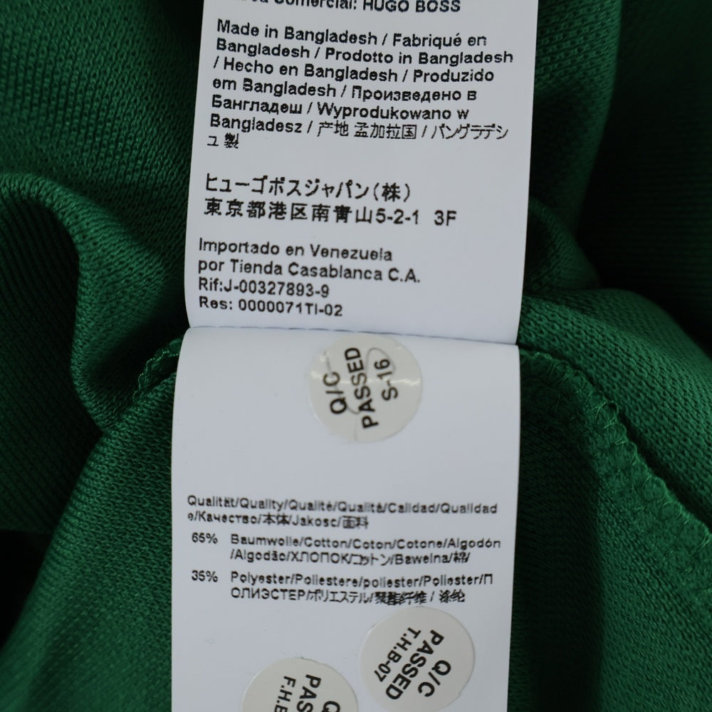 BOSS(ボス) ポロシャツ グリーン コットン 半袖 グリーン #XL