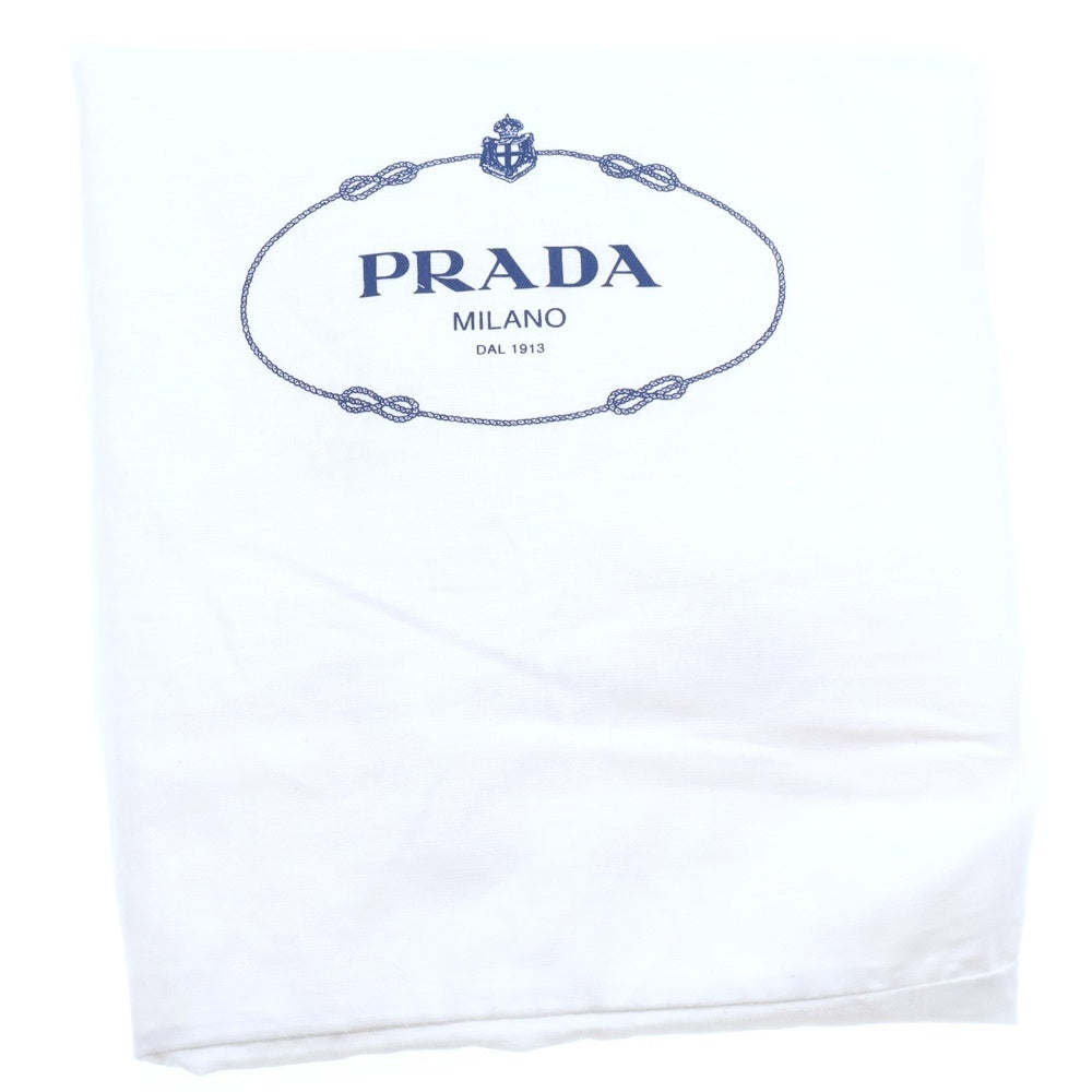 PRADA(プラダ) カナパミニ キャンバス ロゴプリント トライアングルロゴプレート トートバッグ レッド レディース BN2439