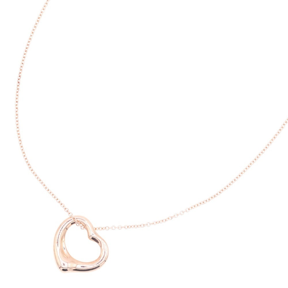 TIFFANY&Co(ティファニー) オープンハート チェーンネックレス ペンダント ゴールド レディース