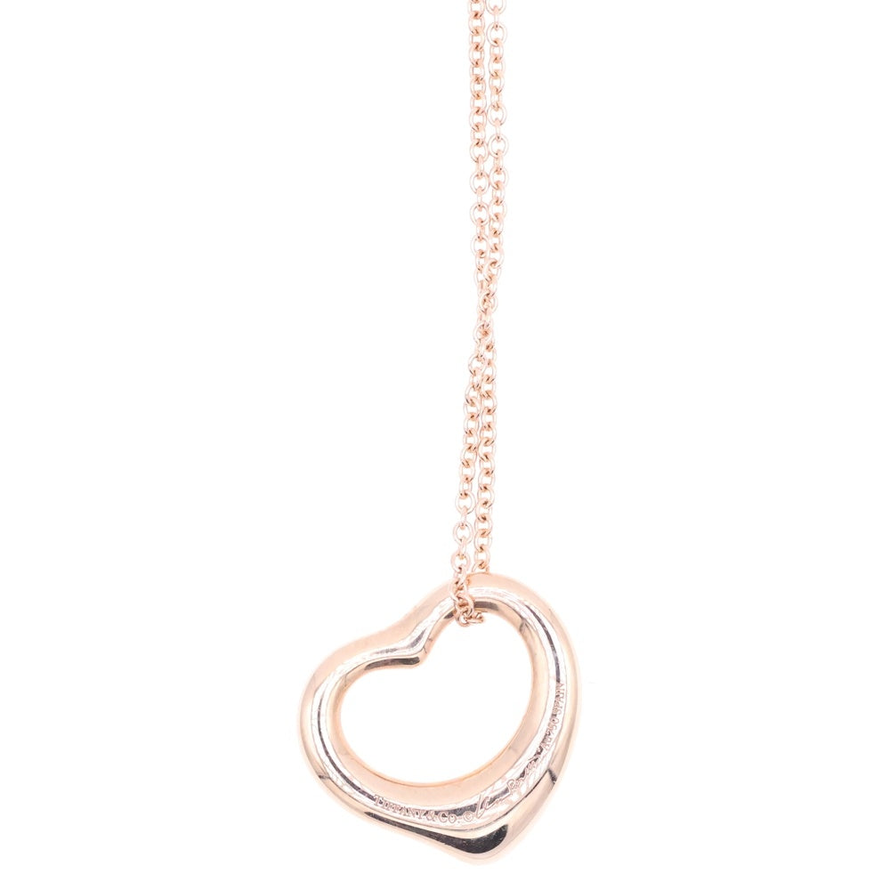 TIFFANY&Co(ティファニー) オープンハート チェーンネックレス ペンダント ゴールド レディース