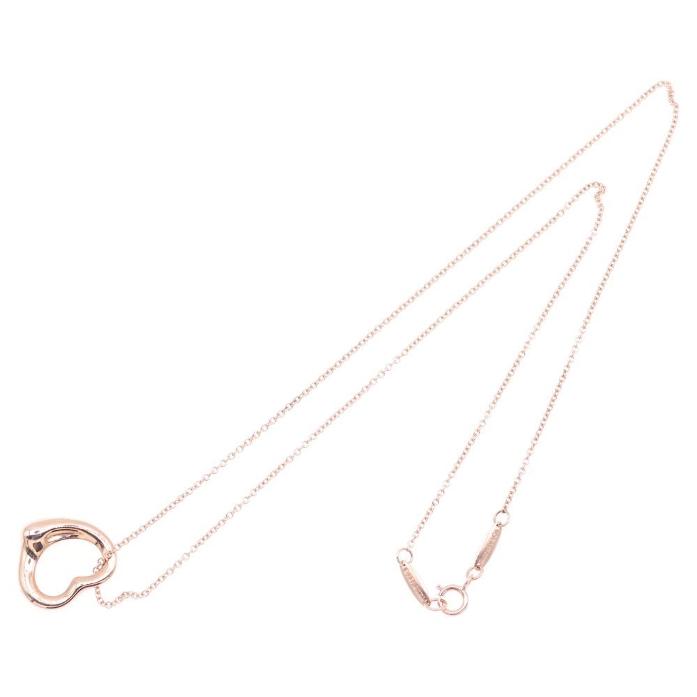 TIFFANY&Co(ティファニー) オープンハート チェーンネックレス ペンダント ゴールド レディース