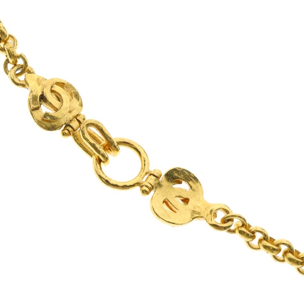 CHANEL(シャネル) ココマーク ルーペ チェーンネックレス ペンダント ゴールド レディース