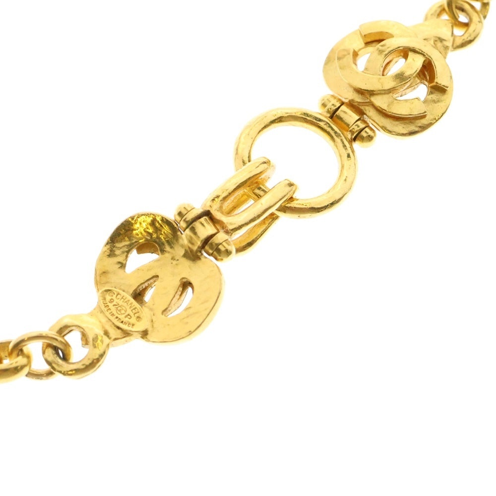 CHANEL(シャネル) ココマーク ルーペ チェーンネックレス ペンダント ゴールド レディース