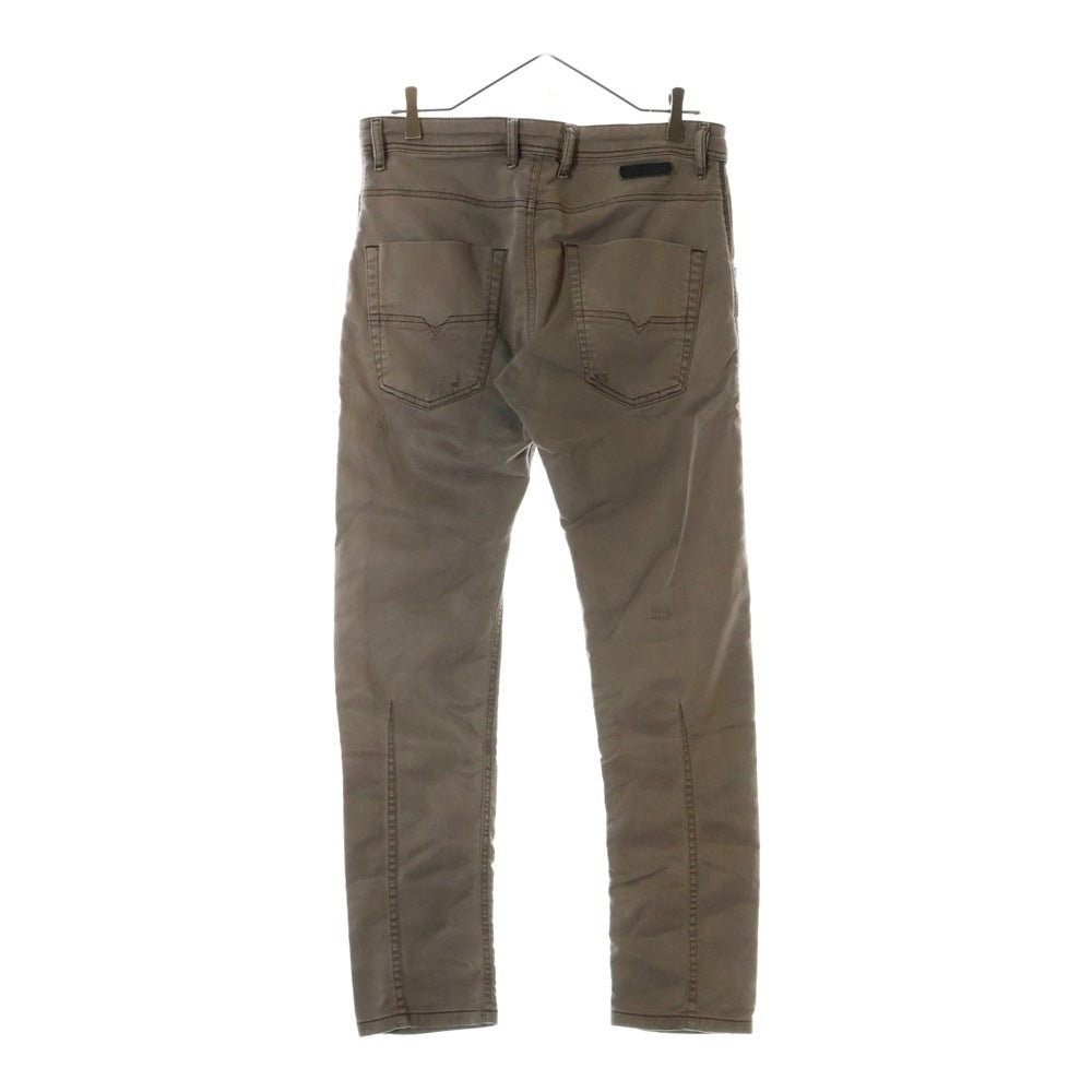 DIESEL(ディーゼル) KROOLEY CB-NE ダメージ加工ジョグジーンズ グレー デニムパンツ