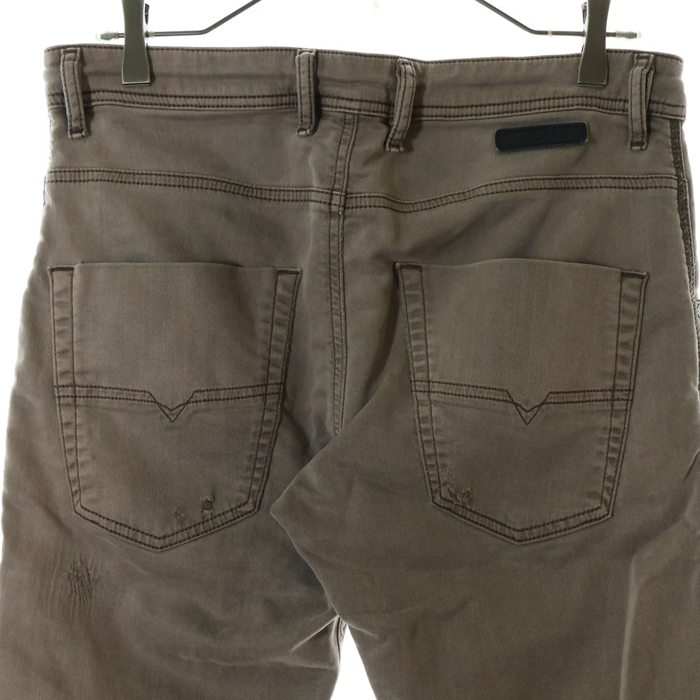 DIESEL(ディーゼル) KROOLEY CB-NE ダメージ加工ジョグジーンズ グレー デニムパンツ