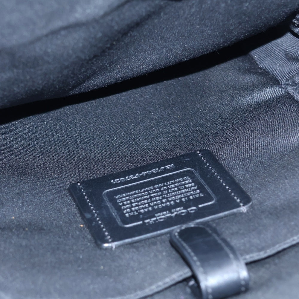 COACH(コーチ) シグネチャー ロゴ ショルダーバッグ ウエストバッグ ボディバッグ ブラック シルバー金具 F37821