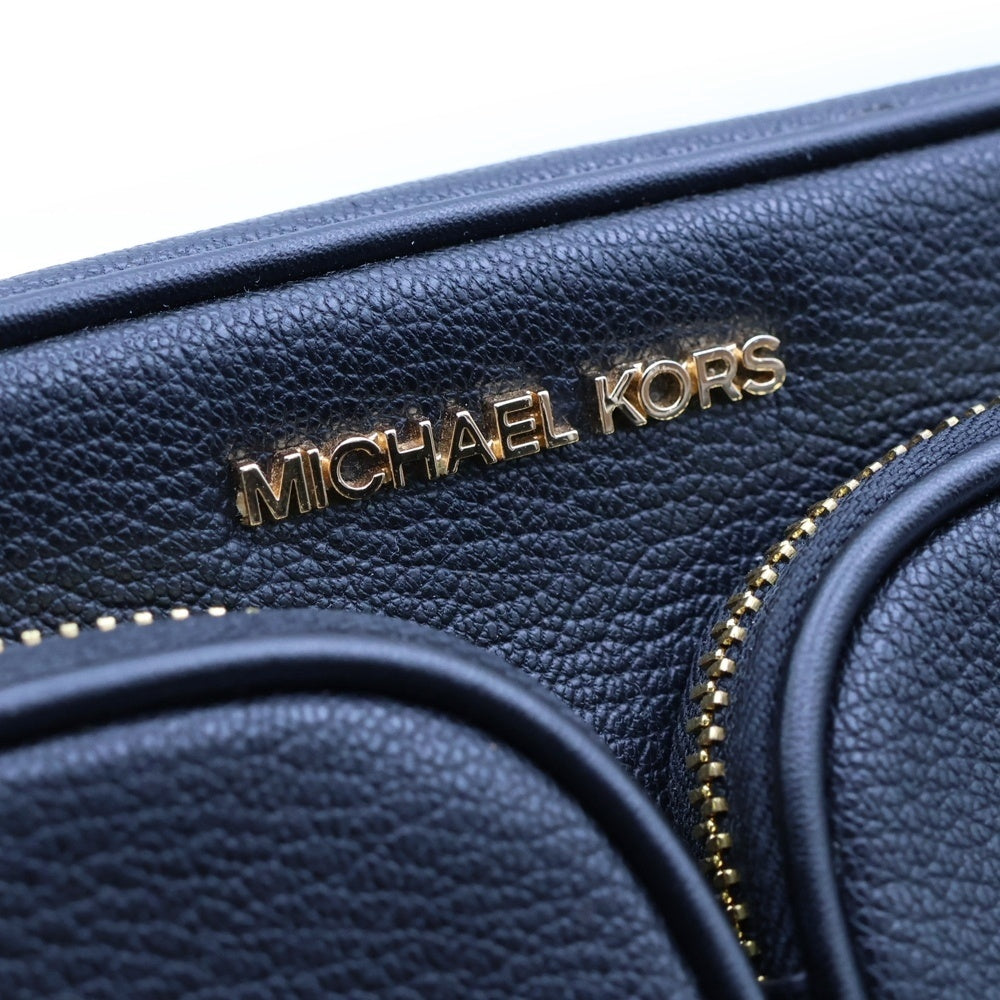 MICHAEL KORS(マイケルコース) ショルダーバッグ ブラック レザー ゴールド金具