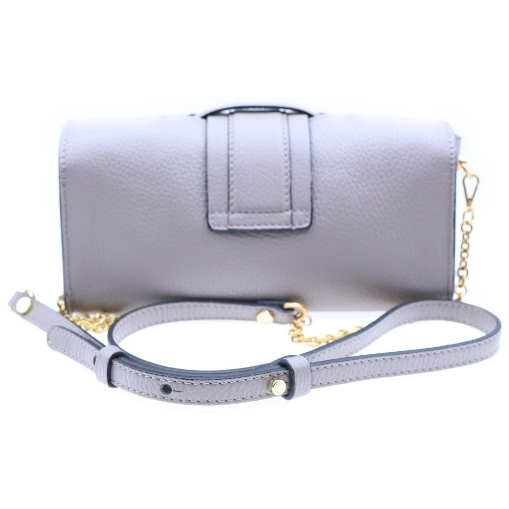 GIANNI CHIARINI(ジャンニ キアリーニ) ショルダーバッグ グレージュ レザー ゴールド金具