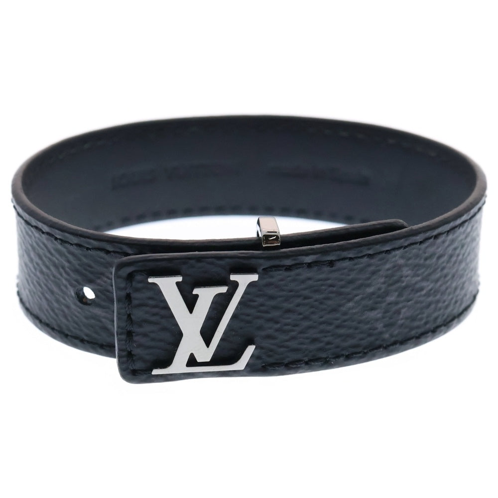 LOUIS VUITTON(ルイヴィトン) モノグラムエクリプス LVスリム ブレスレット ブラック M6456