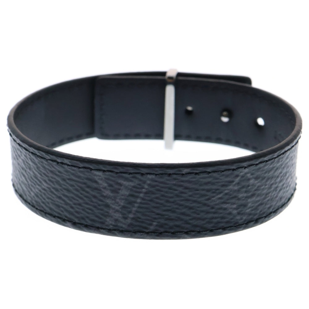 LOUIS VUITTON(ルイヴィトン) モノグラムエクリプス LVスリム ブレスレット ブラック M6456
