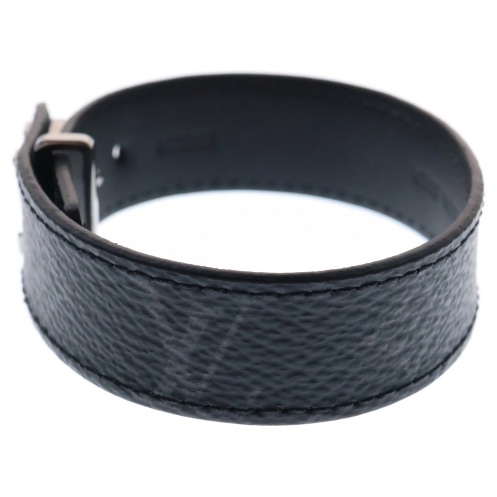 LOUIS VUITTON(ルイヴィトン) モノグラムエクリプス LVスリム ブレスレット ブラック M6456