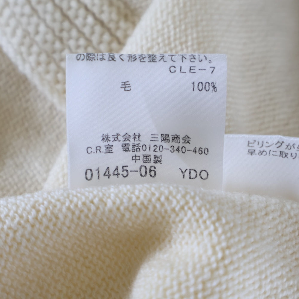 BURBERRY BLUE LABEL(バーバリーブルーレーベル) ウール 1B ニットボレロ セーター ベージュ レディース