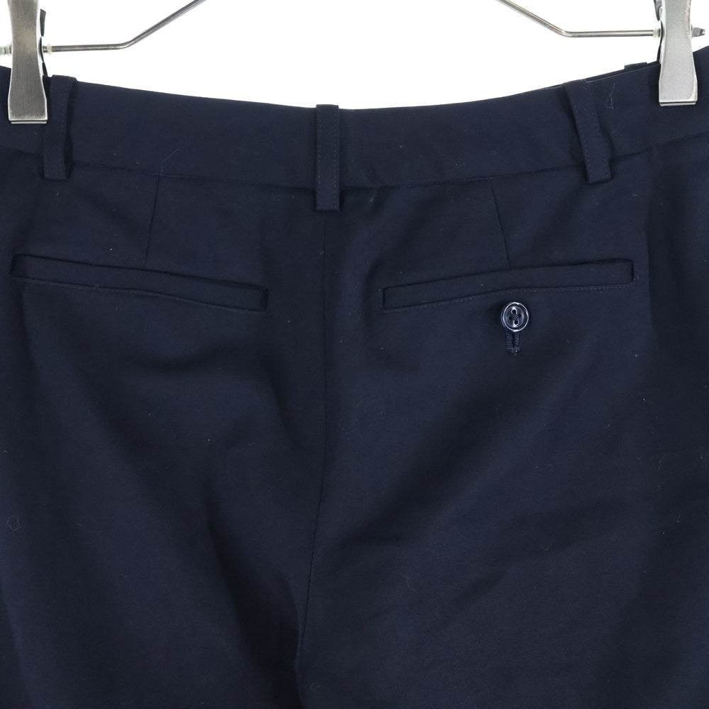 RALPH LAUREN(ラルフローレン) ウール ノータック ハーフ ショート スラックスパンツ ショーツ ネイビー レディース