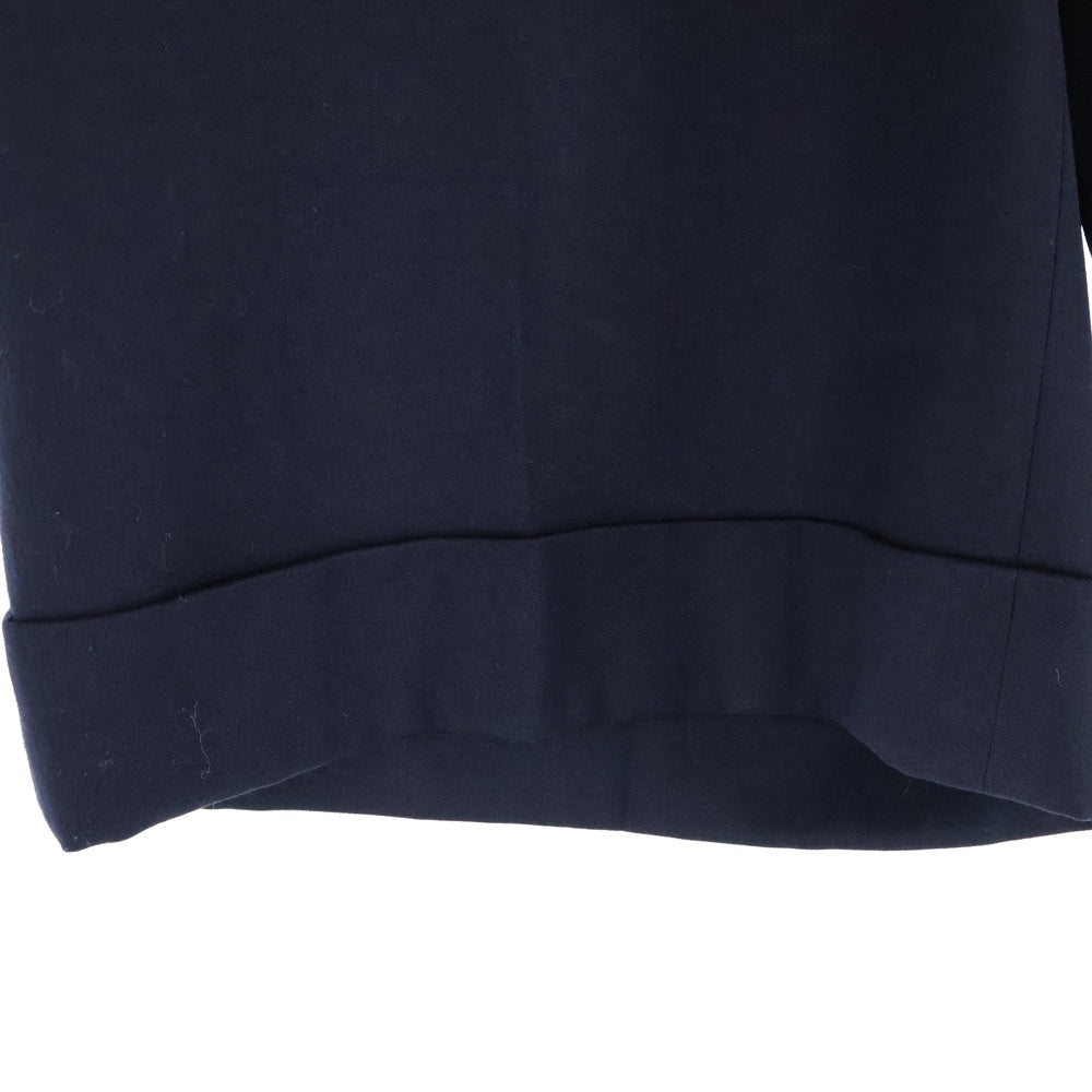 RALPH LAUREN(ラルフローレン) ウール ノータック ハーフ ショート スラックスパンツ ショーツ ネイビー レディース