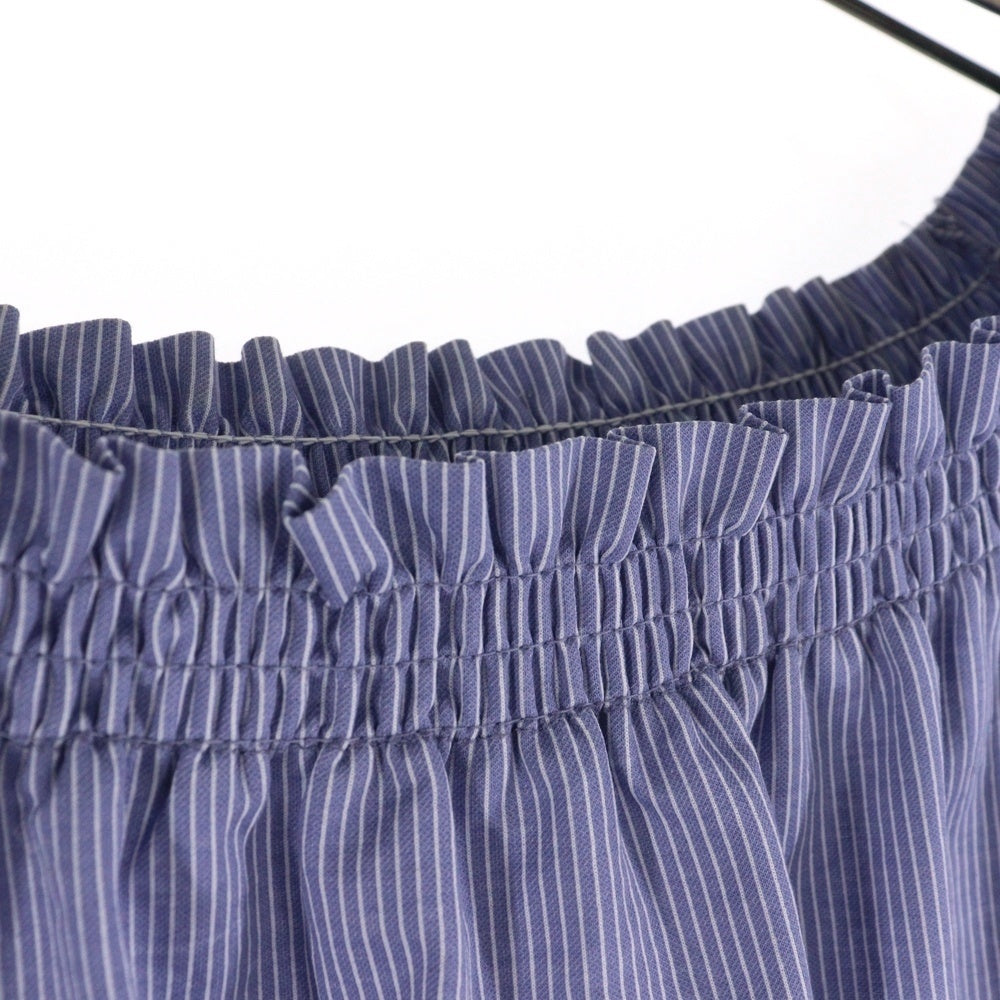 KUMIKYOKU(クミキョク) ストライプトップス ブルー レディース 〇