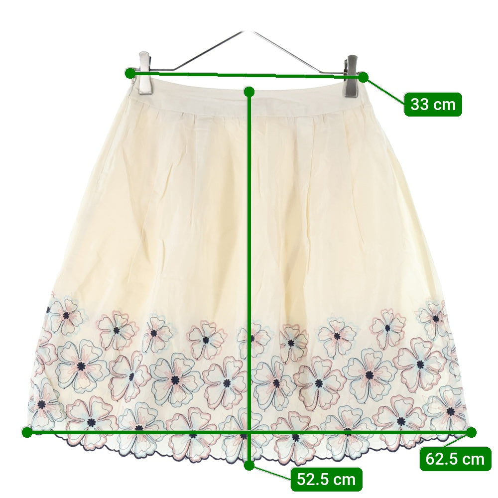 TOCCA(トッカ) TOCCA 花柄スカート ホワイト レディース