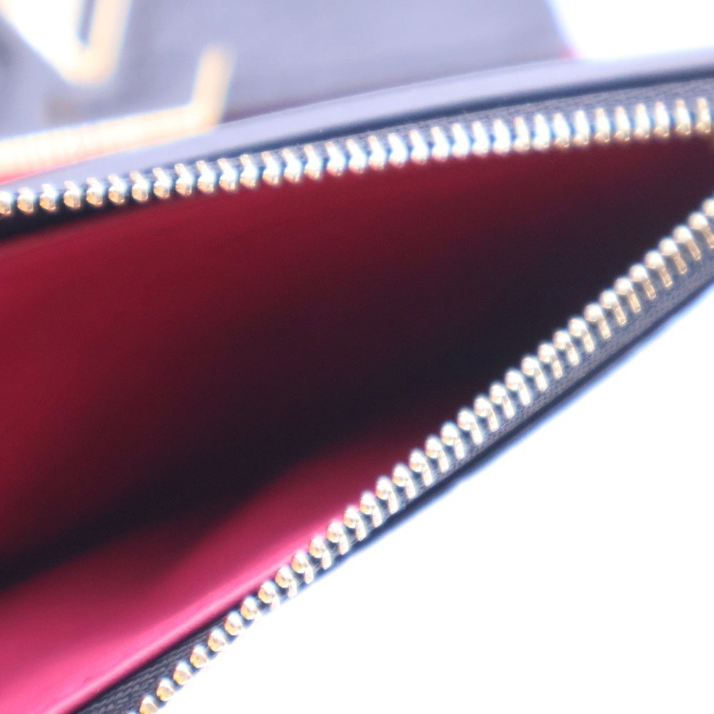 LOUIS VUITTON(ルイヴィトン) ポルトフォイユ・カプシーヌ コンパクトウォレット 三つ折り財布 コインケース ブラック ノワール ゴールド金具 M62157