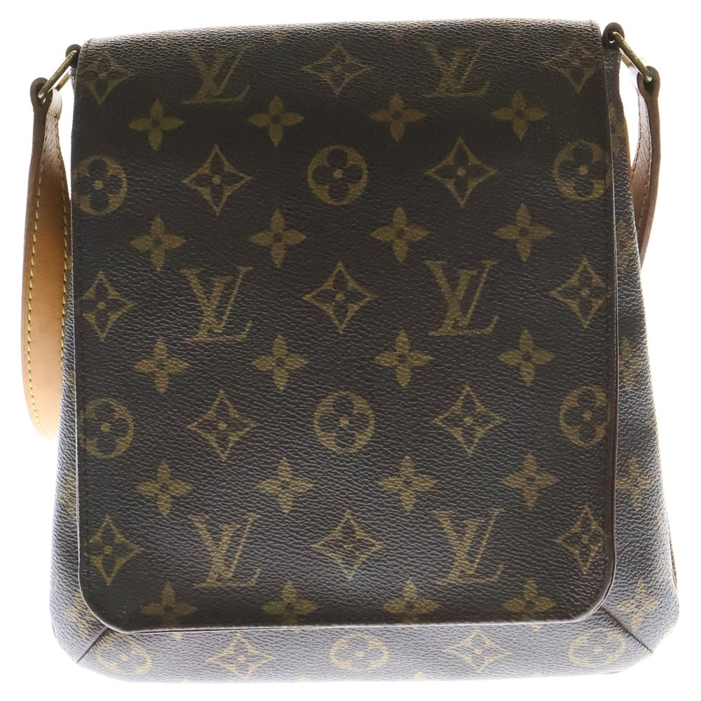 LOUIS VUITTON(ルイヴィトン) モノグラム ミュゼットサルサ M51258 PVC ブラウン ショルダーバッグ