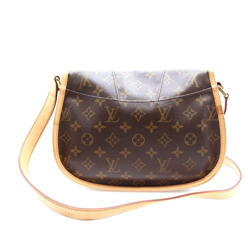 LOUIS VUITTON(ルイヴィトン) メニルモンタンPM モノグラム コーティングキャンバス レザー ショルダーバッグ ブラウン M40474 CT0154