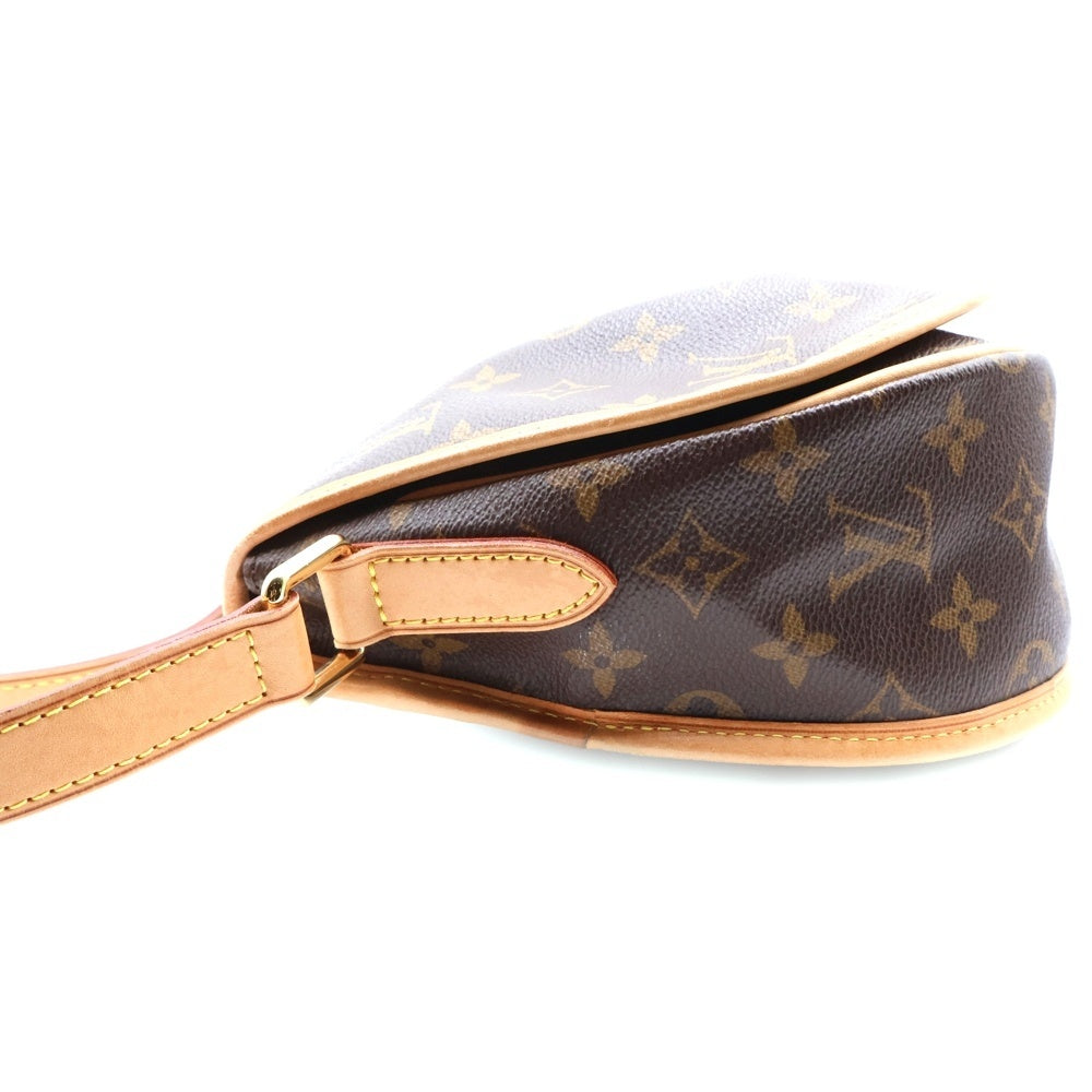 LOUIS VUITTON(ルイヴィトン) メニルモンタンPM モノグラム コーティングキャンバス レザー ショルダーバッグ ブラウン M40474 CT0154