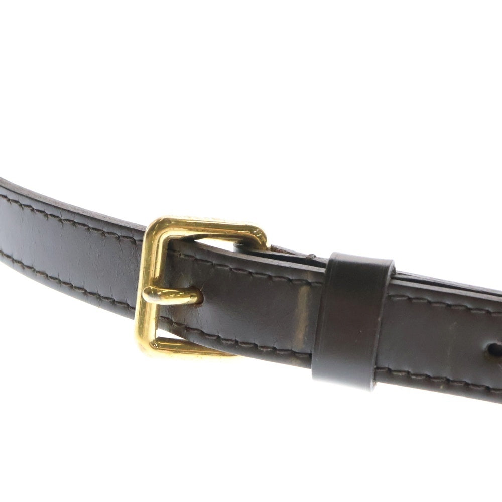 LOUIS VUITTON(ルイヴィトン) ダミエ ブルームズベリPM レザーショルダーバッグ ブラウン N42251