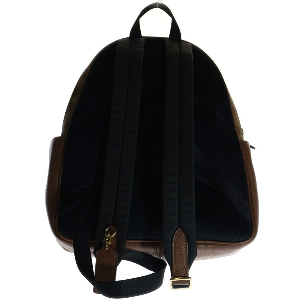 COACH(コーチ) シグネチャー ロゴ レザー バックパック リュックサック ブラウン 5671