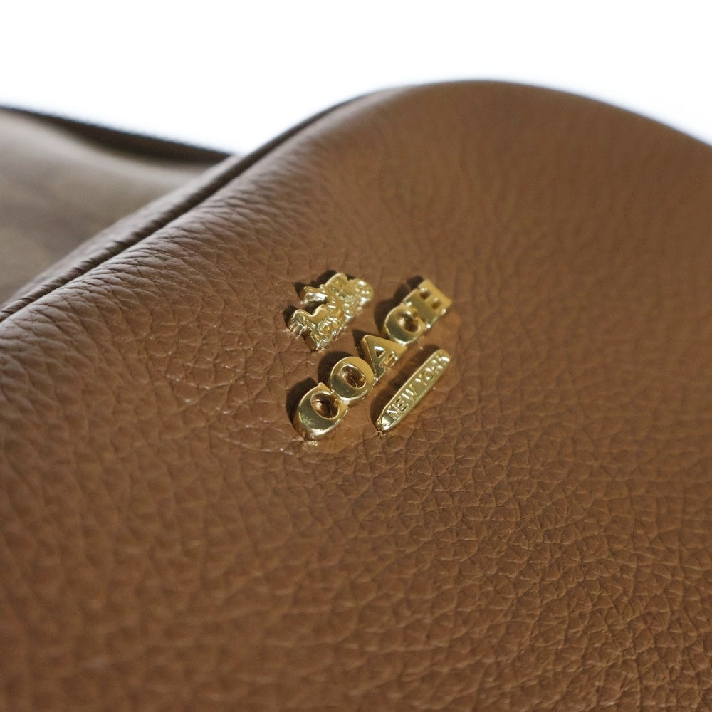 COACH(コーチ) シグネチャー ロゴ レザー バックパック リュックサック ブラウン 5671