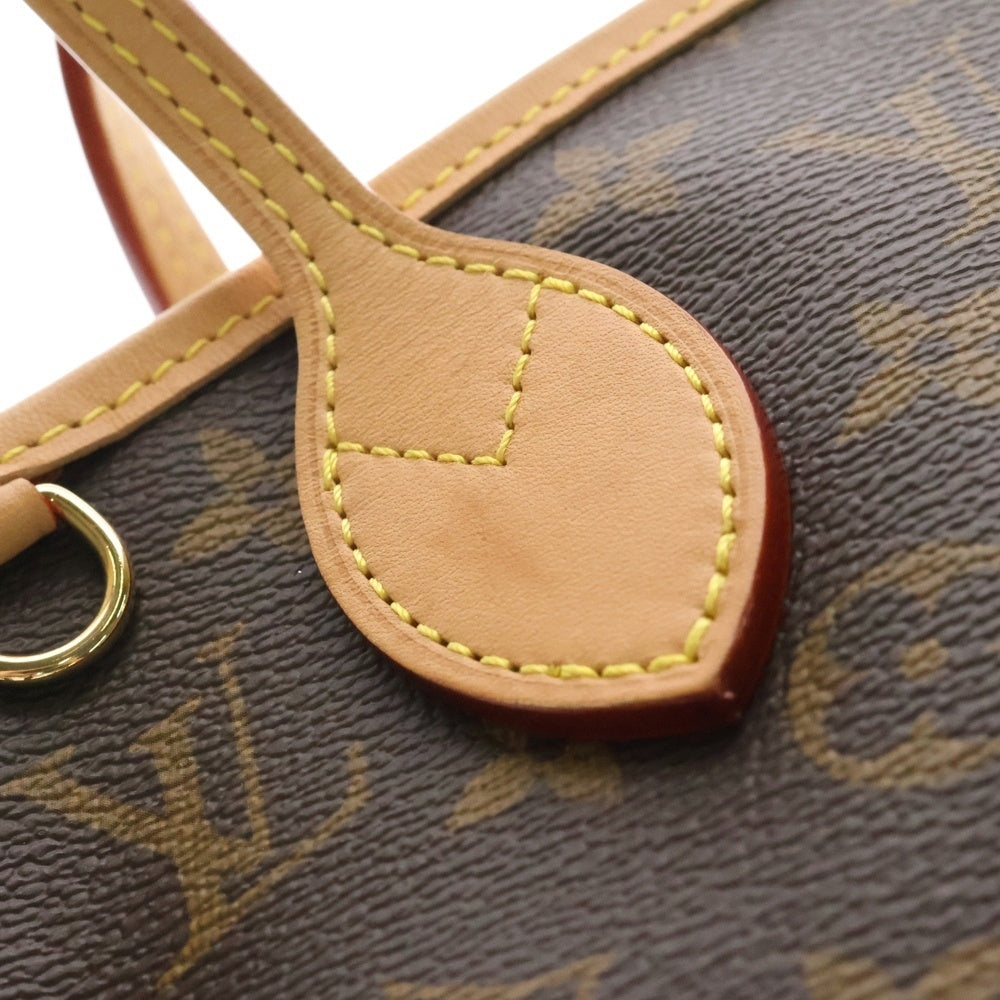 LOUIS VUITTON(ルイヴィトン) モノグラム ネヴァーフルBB 2WAYバッグ ハンドバッグ ショルダーバッグ ブラウン ゴールド金具 レザー×PVC M46705