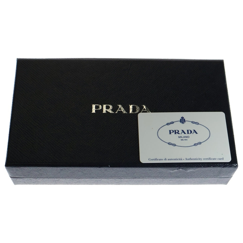 PRADA(プラダ) サフィアーノ 長財布 ロングウォレット カードケース ゴールド金具 ベージュ レザー 1M1132