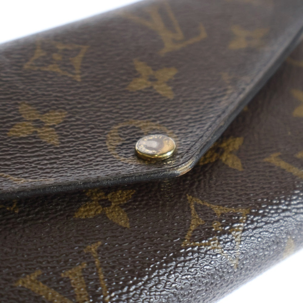 LOUIS VUITTON(ルイヴィトン) モノグラム ポルトフォイユサラ ロングウォレット 長財布 カードケース ブラウン ゴールド金具 PVC M60531