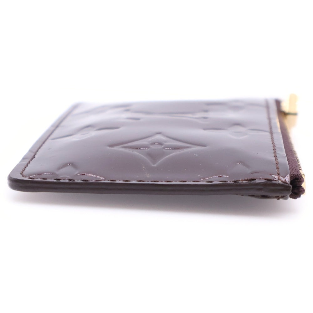 LOUIS VUITTON(ルイヴィトン) ポシェットクレ アマラント モノグラムヴェルニ キーケース コインケース ゴールド金具 ブラウン M93518 CA1077
