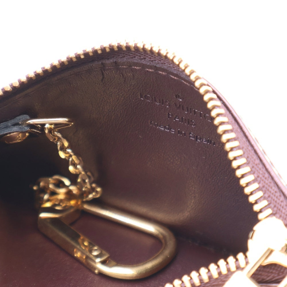 LOUIS VUITTON(ルイヴィトン) ポシェットクレ アマラント モノグラムヴェルニ キーケース コインケース ゴールド金具 ブラウン M93518 CA1077