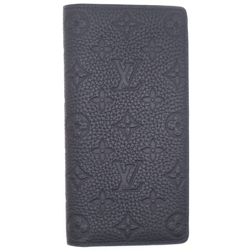 LOUIS VUITTON(ルイヴィトン) モノグラム トリヨン ポルトフォイユ・ブラザ 二つ折り財布 ロングウォレット カードケース ブラック レザー M69038