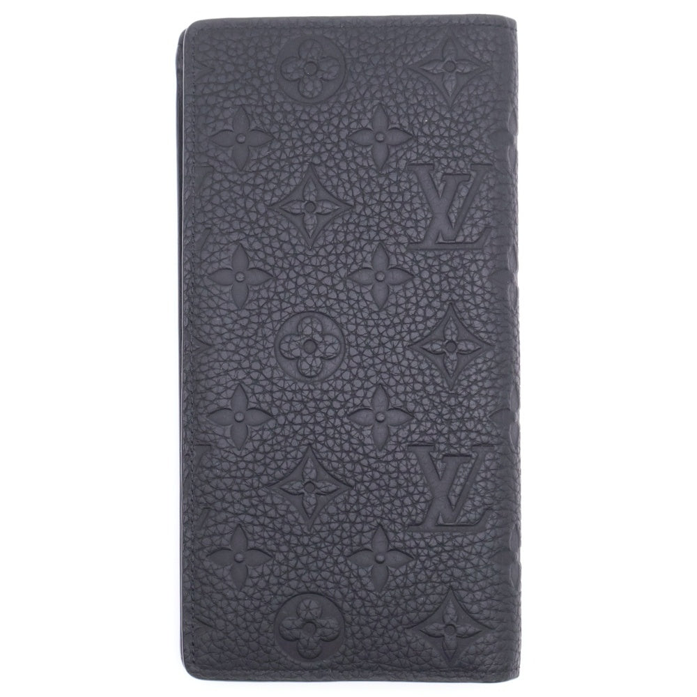 LOUIS VUITTON(ルイヴィトン) モノグラム トリヨン ポルトフォイユ・ブラザ 二つ折り財布 ロングウォレット カードケース ブラック レザー M69038