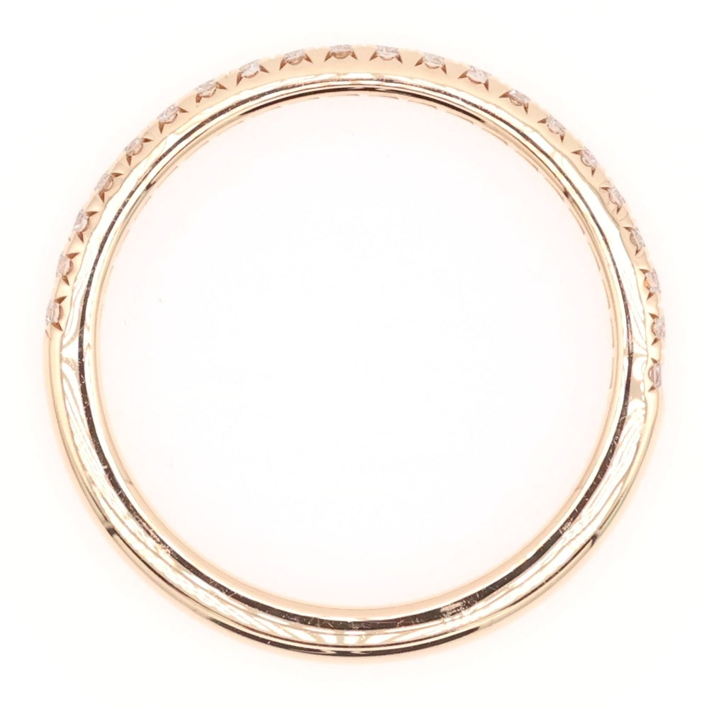TIFFANY&Co(ティファニー) ソレスト ハーフエタニティ リング ダイヤモンド AU750 K18 PG ピンクゴールド レディース